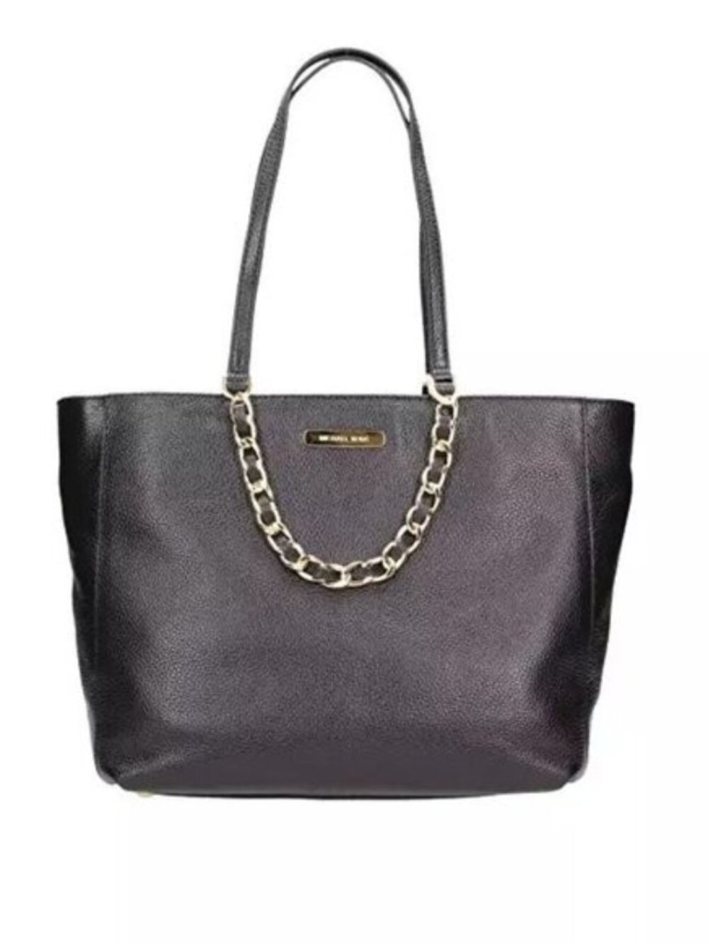 Euc Michael Kors Harper Black Large Satchel Tote Purse